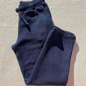 Primary Cozy Fleece Sweatpants, Size 6, Navy, VGUC